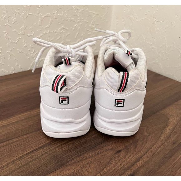 Kids' Fila Ray Leather Casual Sneakers - Picture 7 of 13